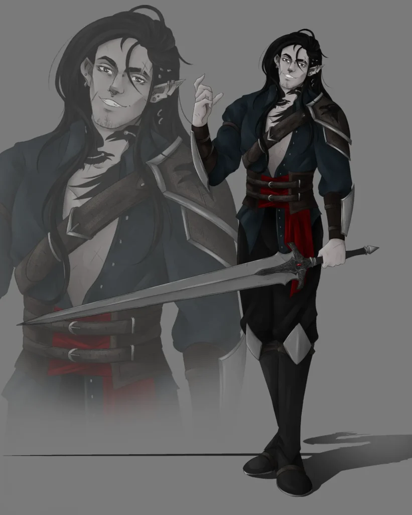 DnD Shadar-Kai Barbarian