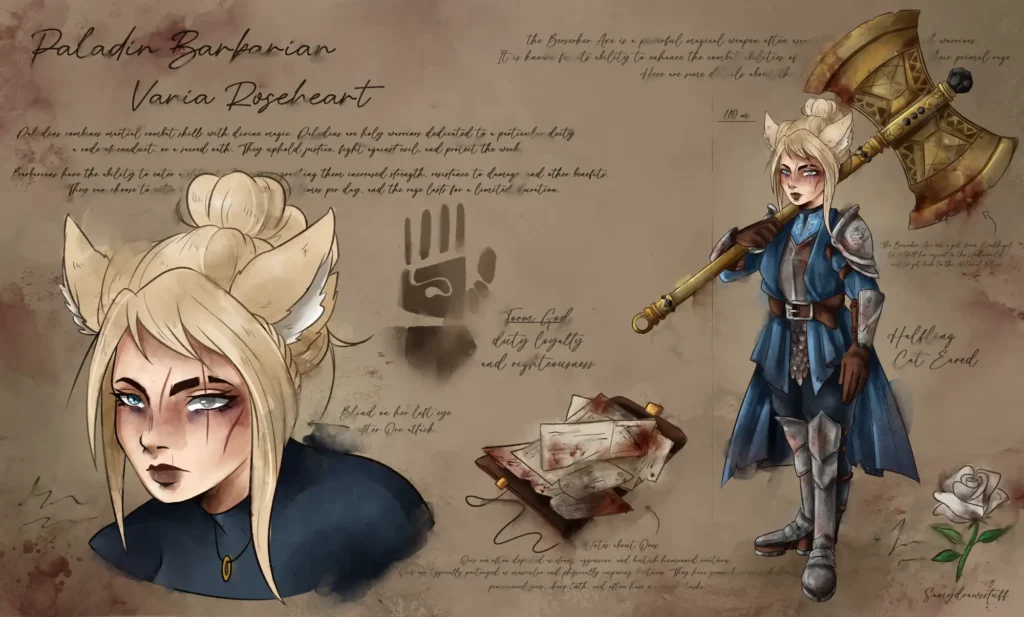 Halfling Barbarian Paladin Multiclass