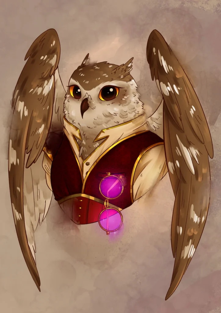Owlin Wizard DnD
