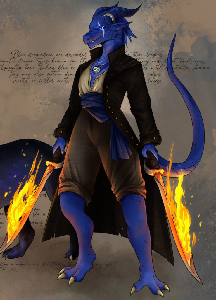 DnD Dragonborn Ranger Fighter Multiclass